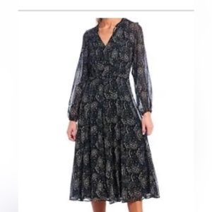 Tommy Hilfiger Chiffon Paisley Midi dress